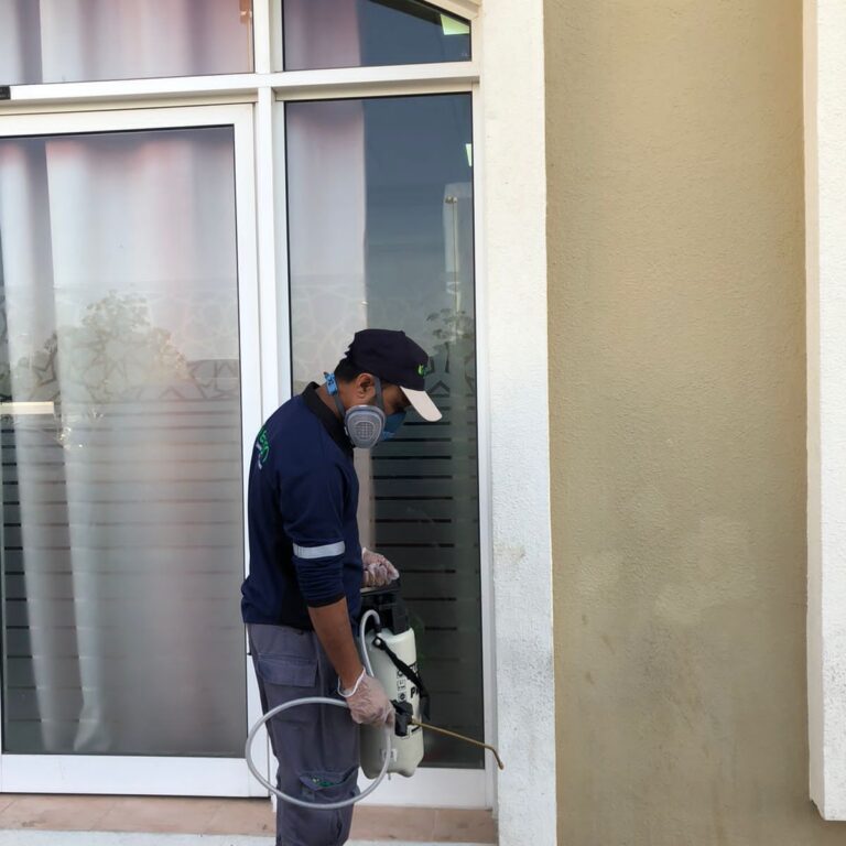 best cleaning company in Dubai cleans window glass