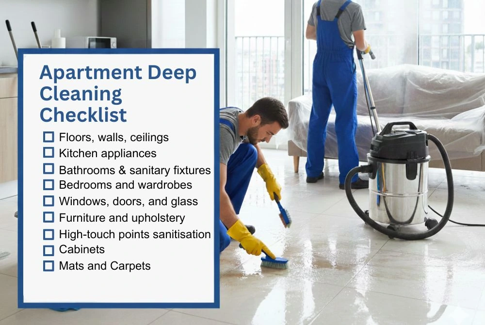 deep cleaning checklist image of apartment deep cleaning checklist