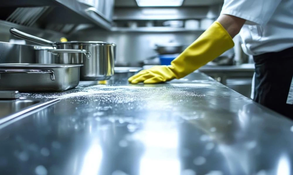 commercial kitchen cleaning grease trap for restaurant kitchen