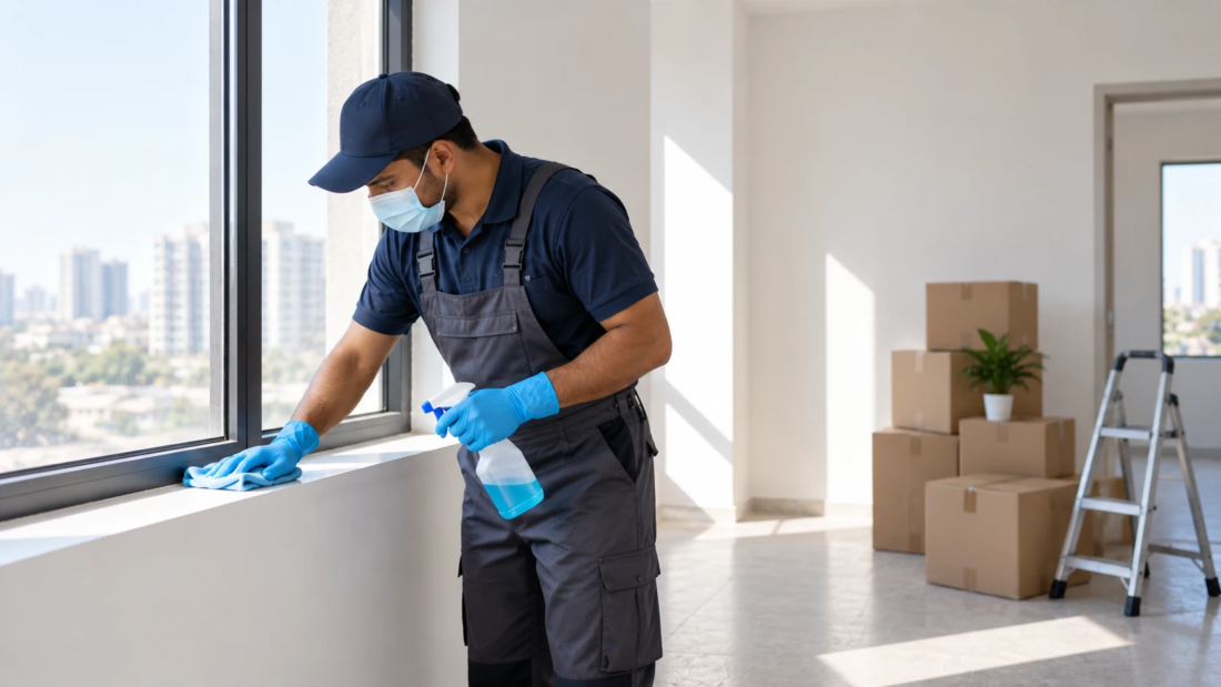move-in move-out cleaning checklist Dubai apartment