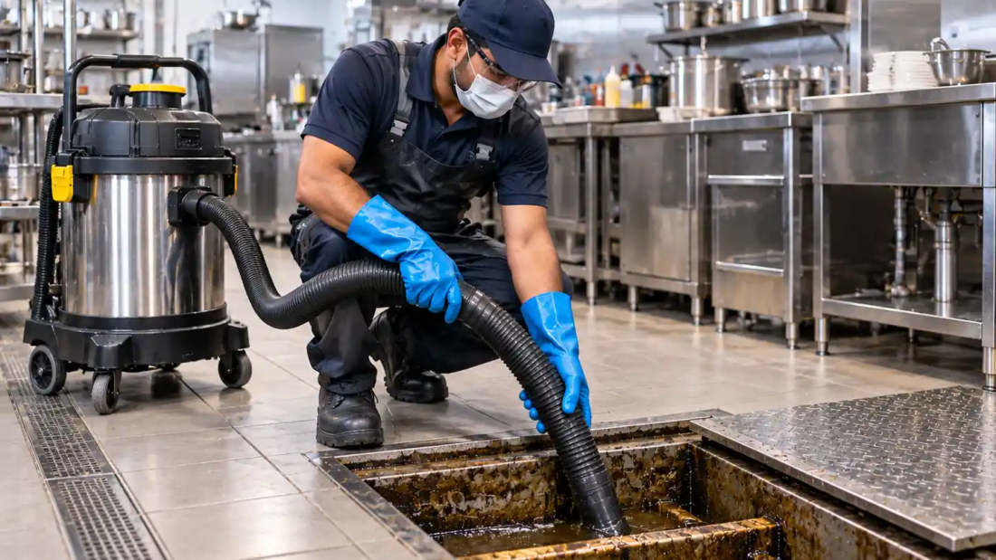 grease trap rules Dubai restaurant compliance cleaning